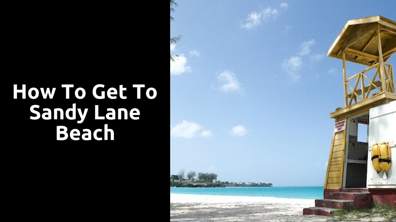 How to Get to Sandy Lane Beach