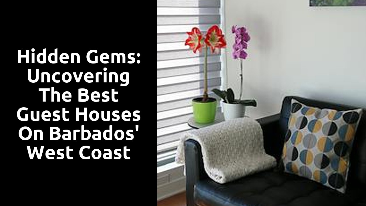 Hidden gems: Uncovering the best guest houses on Barbados' west coast