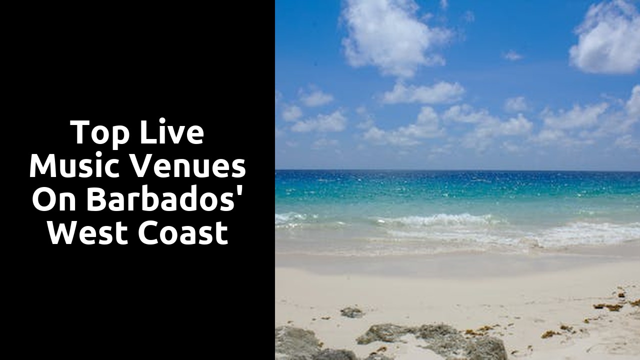 Top Live Music Venues on Barbados' West Coast