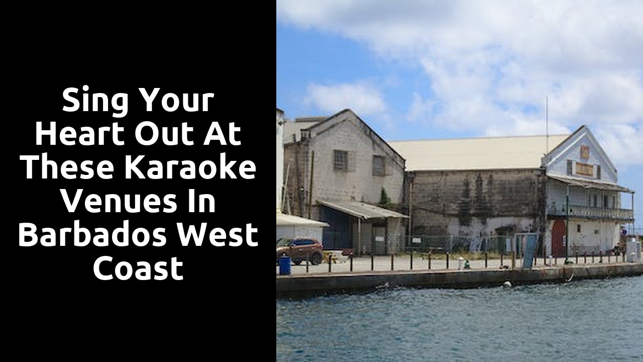 Sing Your Heart Out at These Karaoke Venues in Barbados West Coast