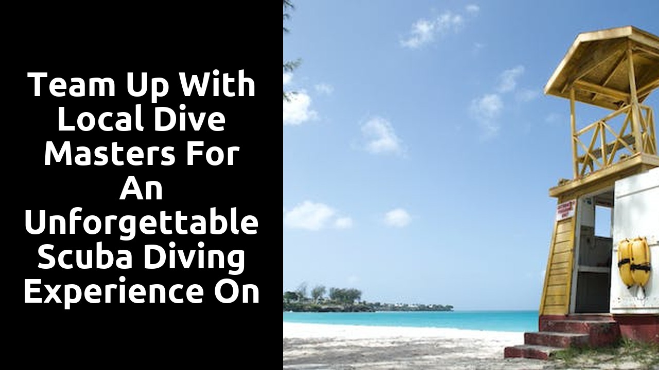 Team up with Local Dive Masters for an Unforgettable Scuba Diving Experience on Barbados' West Coast