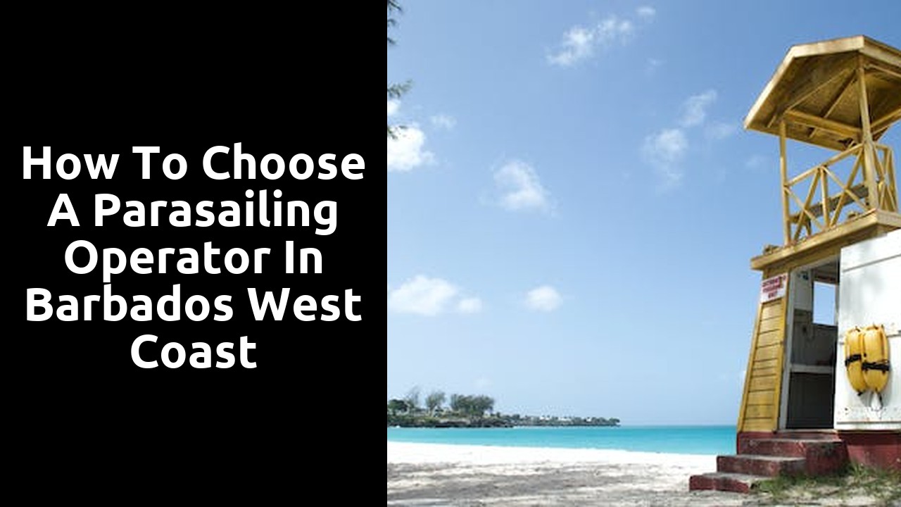 How to Choose a Parasailing Operator in Barbados West Coast